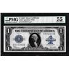 Image 1 : 1923 $1 Horse Blanket Silver Certificate Note Fr.237 PMG About Uncirculated 55