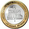 Image 4 : .999 Silver Four Queens Casino Hotel Las Vegas $10 Limited Edition Gaming Token