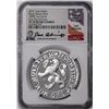 Image 1 : 2021 Netherlands Proof Lion Dollar Silver Coin NGC PF70 Ultra Cameo FDOI Signed