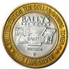 Image 1 : .999 Silver Ballys Las Vegas, Nevada $10 Casino Limited Edition Gaming Token