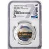 2022 Cook Islands $5 North Dakota Nokota Horse Silver Coin NGC MS70