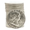 Image 1 : Roll of (20) 1954-D Brilliant Uncirculated Franklin Half Dollar Coins