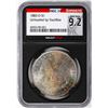 Image 1 : 1883-O $1 Morgan Silver Dollar Coin NGCX Mint State 9.2 VaultBox Amazing Toning