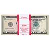 Image 1 : Pack of (100) Consecutive 2021 $5 Federal Reserve Star Notes