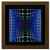 Victor Vasarely "Ond - Ii De La Serie Vega" Mixed Media Print On Paper