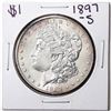 1897-S $1 Morgan Silver Dollar Coin