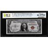 Image 1 : 1935A $1 Hawaii WWII Emergency Issue Silver Certificate Note PCGS Choice Unc 64PPQ
