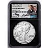 Image 1 : 2022-W $1 Proof American Silver Eagle Coin NGC PF70 Ultra Cameo Moy & Ryder Signed