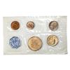 Image 1 : 1962 (5) Coin Proof Set in Cellophane