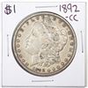 Image 1 : 1892-CC $1 Morgan Silver Dollar Coin