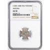 1250-1348 Italy Denaro Ancona Ancient Coin NGC AU58
