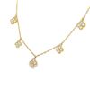 Image 3 : 14KT Yellow Gold 0.51 ctw Diamond Necklace