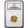 1901-S $5 Liberty Head Half Eagle Gold Coin NGC MS62