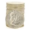 Roll of (20) Brilliant Uncirculated Mixed Date Franklin Half Dollar Coins