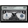 Image 1 : 1899 $1 Black Eagle Silver Certificate Note Fr.236 PMG Choice Uncirculated 63 EPQ*