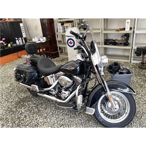0A -- 2007 HARLEY DAVIDSON SOFT TAIL, BLACK, 95057 KMS