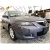 Image 8 : A9 -- 2008 MAZDA 3, GREY, 286248 KMS