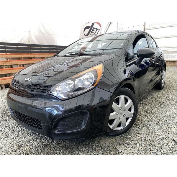A12O -- 2015 KIA RIO, BLACK, 191198 KMS BANK REPO
