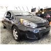 Image 8 : A12O -- 2015 KIA RIO, BLACK, 191198 KMS BANK REPO