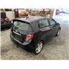 Image 14 : A12P -- 2012 CHEVROLET SONIC LT, BLACK, 194437 KMS