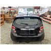 Image 18 : A12P -- 2012 CHEVROLET SONIC LT, BLACK, 194437 KMS