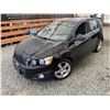 Image 1 : A12P -- 2012 CHEVROLET SONIC LT, BLACK, 194437 KMS
