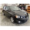 Image 9 : A12P -- 2012 CHEVROLET SONIC LT, BLACK, 194437 KMS