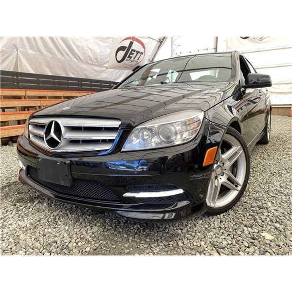 D1 --  2011 MERCEDES C350 BLACK 175578 KMS TMU