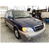 Image 9 : D3 -- 2004 KIA SEDONA, BLUE, 124491 KMS