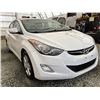 Image 8 : E4 -- 2013 HYUNDAI ELANTRA, WHITE, 212250 KMS