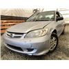 Image 1 : A12R -- 2004 HONDA CIVIC, SILVER, 185711 KMS