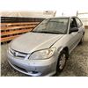 Image 3 : A12R -- 2004 HONDA CIVIC, SILVER, 185711 KMS
