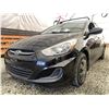 Image 2 : C3 -- 2015 HYUNDAI ACCENT, BLACK, 164437 KMS