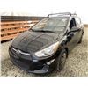 Image 3 : C3 -- 2015 HYUNDAI ACCENT, BLACK, 164437 KMS