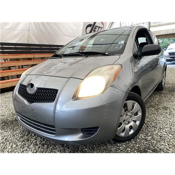 C2 -- 2008 TOYOTA YARIS, GREY, 150837 KMS