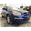 Image 8 : A12N -- 2007 HYUNDAI ACCENT, BLUE, 134228 KMS