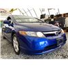 Image 8 : E2 -- 2007 HONDA CIVIC, BLUE, 267537 KMS