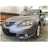 Image 2 : A12V -- 2005 MAZDA 3, GREY, 288787 KMS