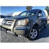 Image 1 : E1 -- 2008 HONDA PILOT EXL, GREEN, 236,464 KMS