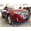 Image 8 : C6P -- 2014 FORD EDGE, RED, 313072 KMS, ALL WHEEL DRIVE,  NO DESIGNATIONS, 1 ACCIDENTS, 1 GLASS CLAI