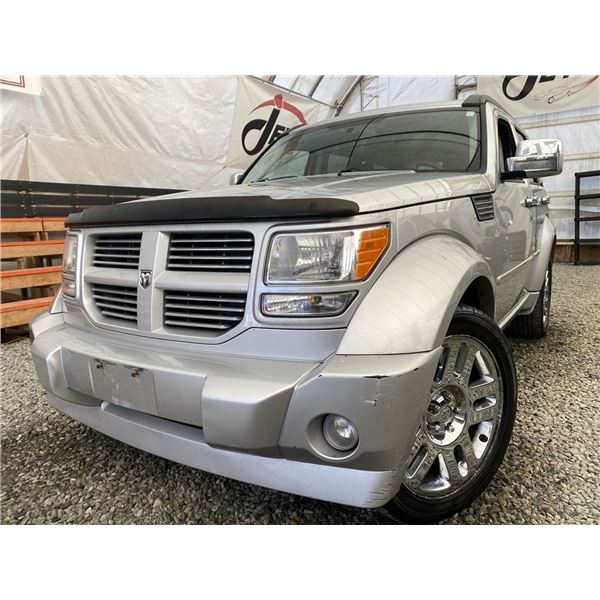 A12Z -- 2008 DODGE NITRO, SILVER, 217765 KMS