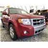 Image 8 : B2 -- 2012 FORD ESCAPE, RED, 157824 KMS
