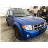 Image 9 : C6G -- 2012 FORD ESCAPE, BLUE, 193158 KMS