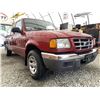 Image 8 : A8 -- 2002 FORD RANGER, RED, 155120 KMS, REAR WHEEL DRIVE,  REBUILT STATUS, 3 ACCIDENTS, 1 GLASS CLA