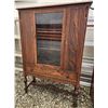 Image 1 : 705 -- VINTAGE HARDWOOD DISPLAY CABINET