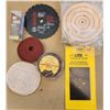 Image 1 : 759 -- SCRAPER BLADE, SAW BLADE, SANDING DISKS, AND MORE
