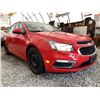 Image 8 : D4 -- 2015 CHEVROLET CRUISE RED 173071 KMS