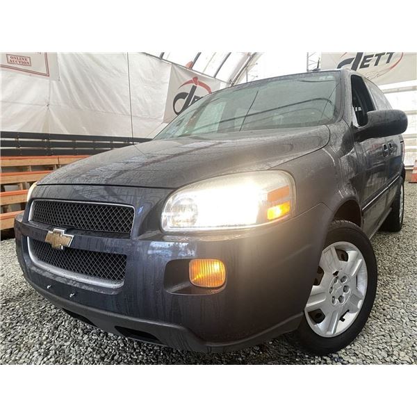 D4 -- 2009 CHEVY UPLANDER, GREY, 145884 KMS