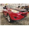 Image 8 : A3 -- 2010 HYUNDAI TUCSON, RED, 204660 KMS, "NO RESERVE"