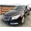 Image 3 : D6-- 2011 BUICK REGAL, BLACK, 214408 KMS, FRONT WHEEL DRIVE